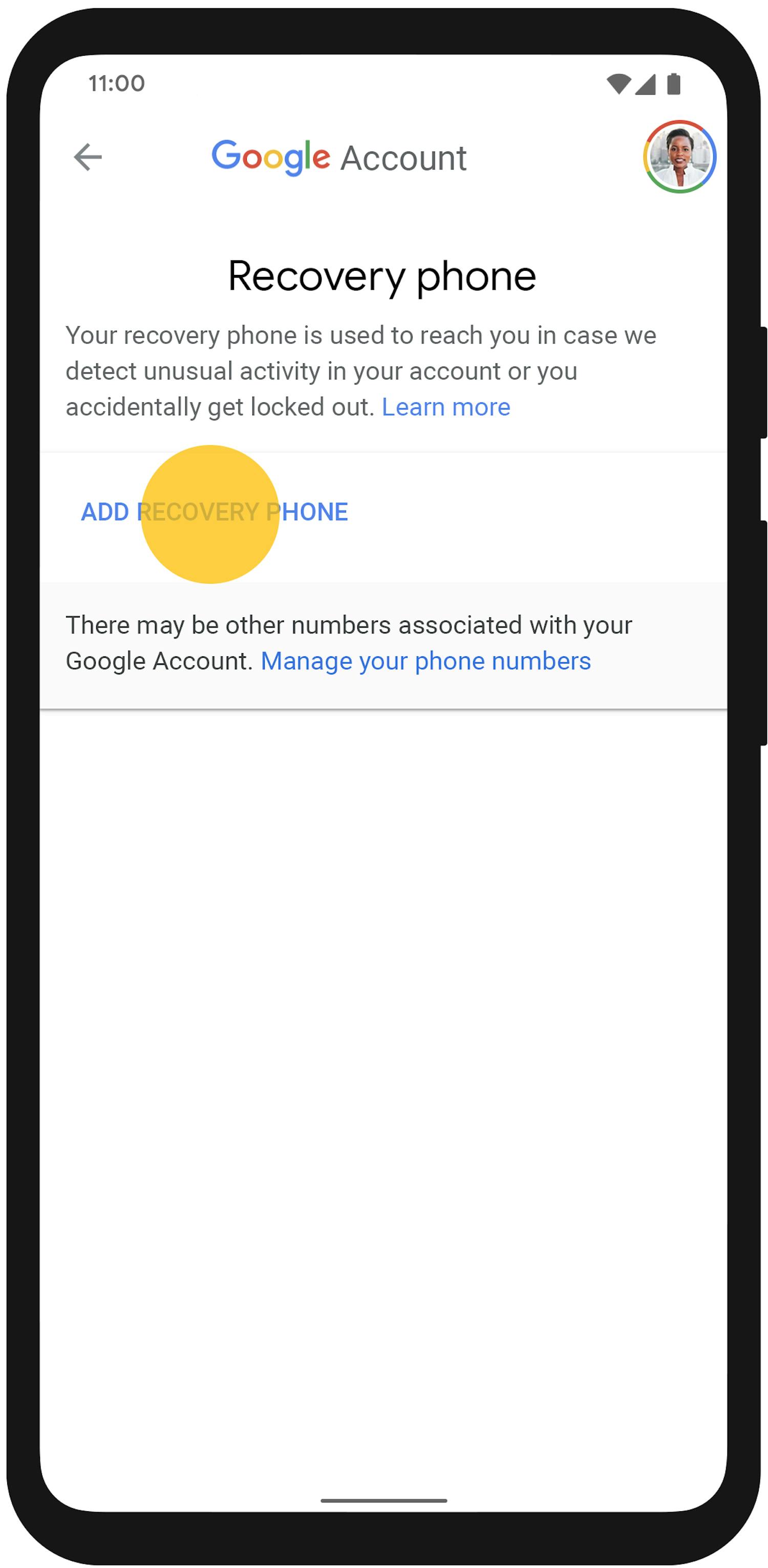 googlerecovery Palautus